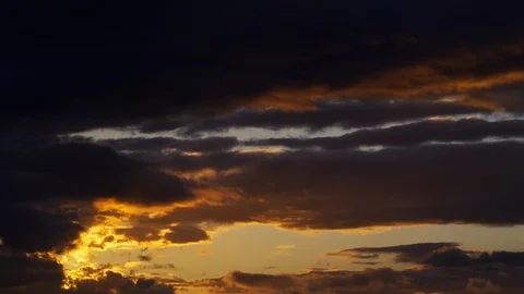 Sky, Cloud, Cloudscape, Outdoors, Sunset, Nature, Beauty In Nature, Wide Shot, Stock Footage 95849987