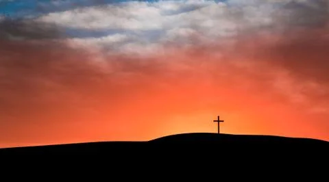 Sky Cloud Cross Stock Photos