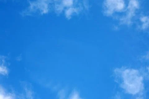 Sky with cloud frame Stock Photos