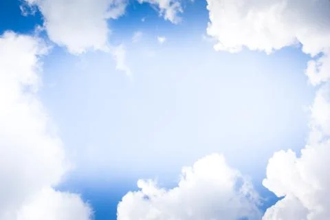 Sky cloud frame Stock Photos