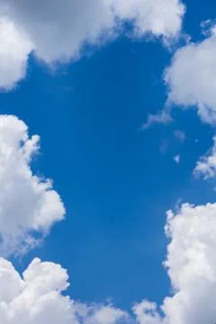 Sky cloud frame Stock Photos