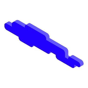 Sky cloud icon, isometric style Illustrazione stock