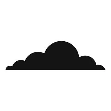 Sky cloud icon, simple style イラスト素材