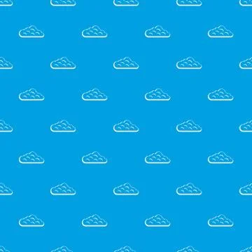 Sky cloud pattern seamless blue イラスト素材