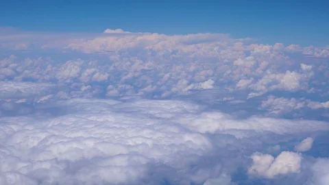 Sky cloud from plane Stock Footage 93614700