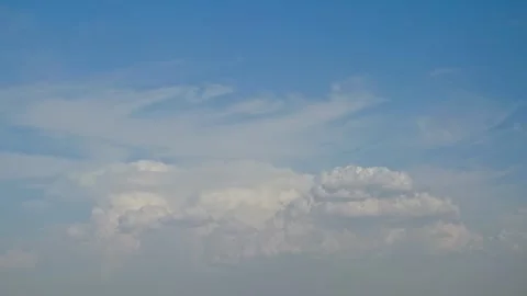Sky - Cloud Time Lapse - Summer Clouds Stock Footage 257906169