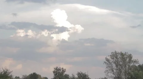 Sky with cloud-timelapse Stock Footage 46027475