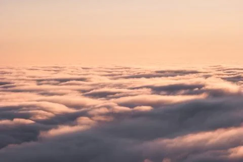 Sky clouds aerial view background beautiful scenery flight heaven Stock Photos