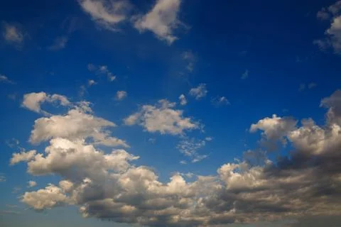 Sky with clouds after sunset. Stock-Fotos