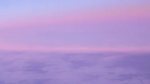 .sky with clouds from airplane window, View on the blue sky with clouds, trav Видео 142464105