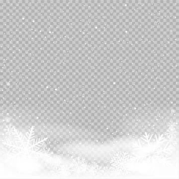 Sky clouds and snow winter background Stock Illustration