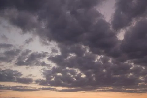 Sky with clouds and sun background Stock-Fotos