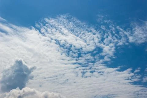 Sky with clouds and sun, cloudy sky.... Foto stock