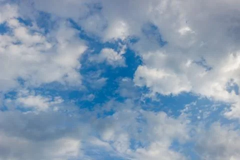 Sky with clouds and sun, cloudy sky.... Stock-Fotos