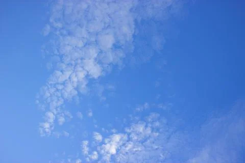 Sky with clouds and sun Stock Photos