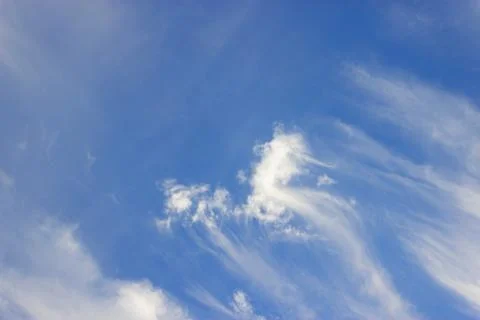Sky with clouds and sun Stock Photos