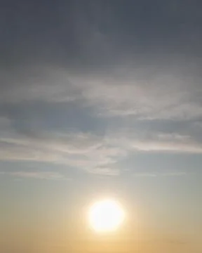 Sky with clouds and sun Foto stock