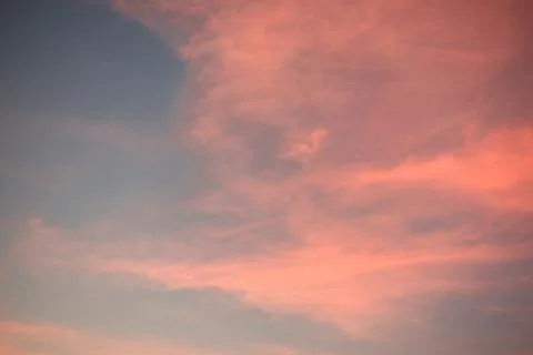 Sky with clouds and sun Stock Photos