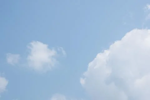Sky, clouds and sunlight Stock Photos