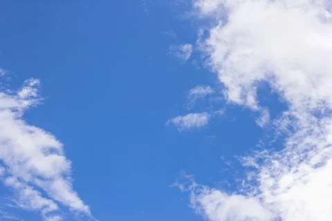 Sky clouds background, Blue sky in good weather days. Stock Photos