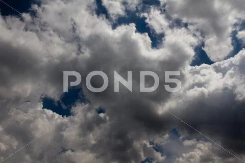 Sky with clouds in the background Stock Photos