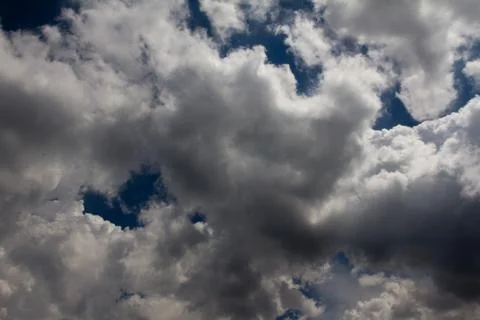Sky with clouds in the background Stockfoto's