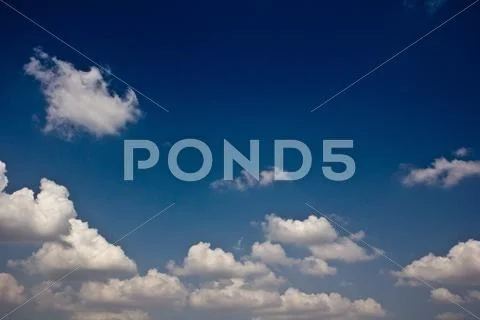 Sky with clouds in the background Stock Photos
