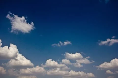 Sky with clouds in the background Stockfoto's