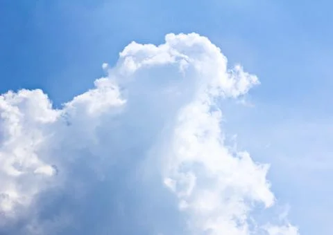 Sky with clouds background. Stock Photos