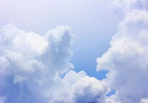 Sky-clouds background. Stock Photos