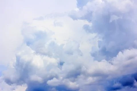 Sky-clouds background. Stock Photos