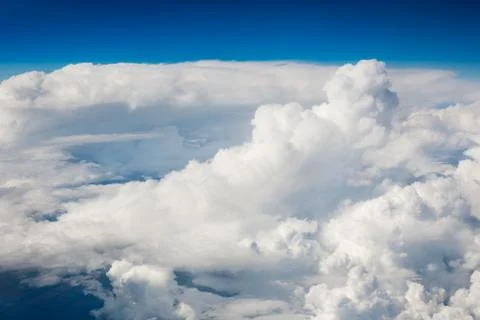 Sky clouds background Stock Photos