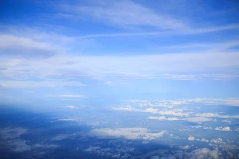 Sky clouds background Stock Photos