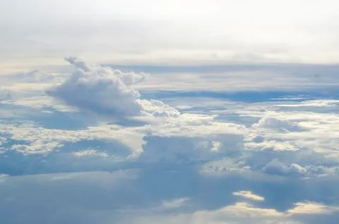 Sky clouds background Stock Photos