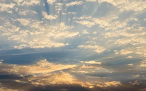 Sky clouds background Stock Photos