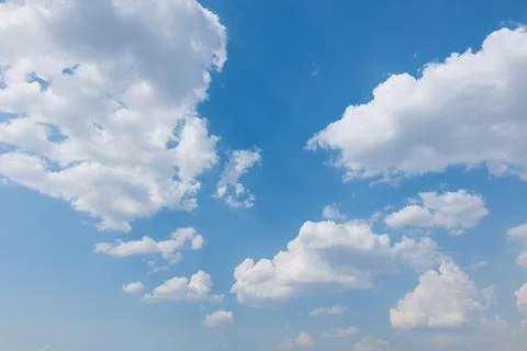Sky with clouds background, sky cloud Fotos Stock