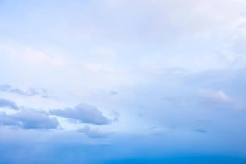 Sky with clouds, background UK Stock Photos