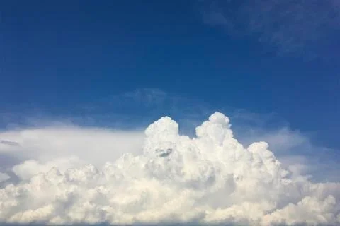 Sky clouds, beautiful clouds movement on the sky 스톡 사진