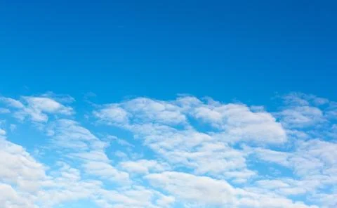 Sky clouds blue. Stock Photos