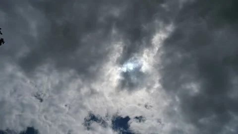 Sky Clouds blue white peaceful nature 스톡 동영상 321815087