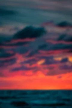 Sky clouds - blurred image Stockfoto's