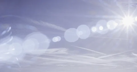 Sky with clouds captured with ir videography 10 Stock Footage