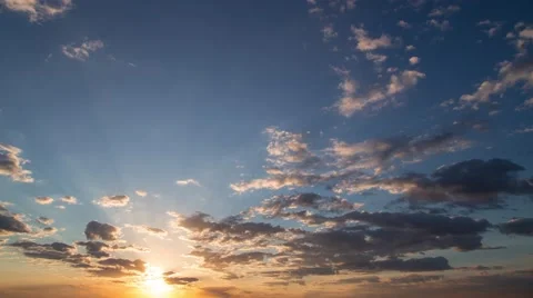 Sky, clouds, cloudscape. 4K UHD timelapse. Stock Footage 66544661