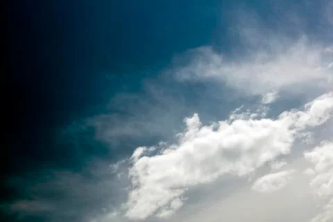 Sky with clouds dramatic mood auto tone fine art high quality fifty megapixel Stock Photos