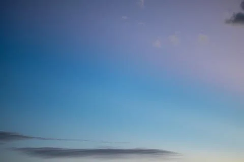 Sky With Clouds At Dusk Stock Photos