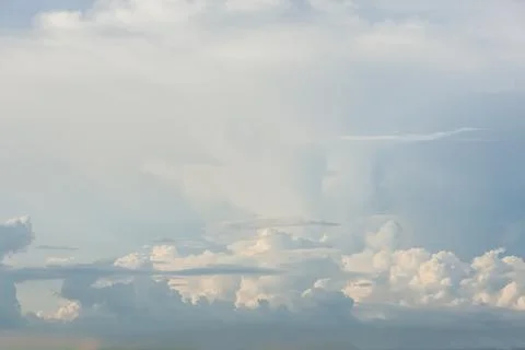 Sky clouds in the evening. Stock Photos