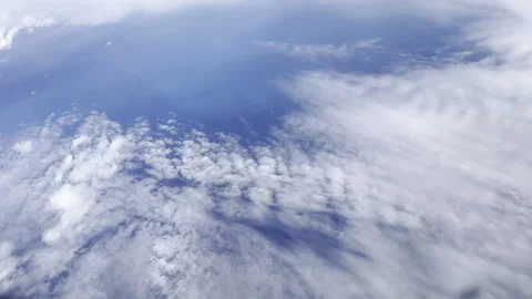Sky clouds flight Stock Footage 257340492