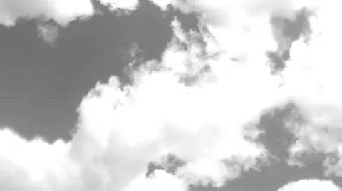 Sky with clouds gray color 5 Stock Footage 12189938