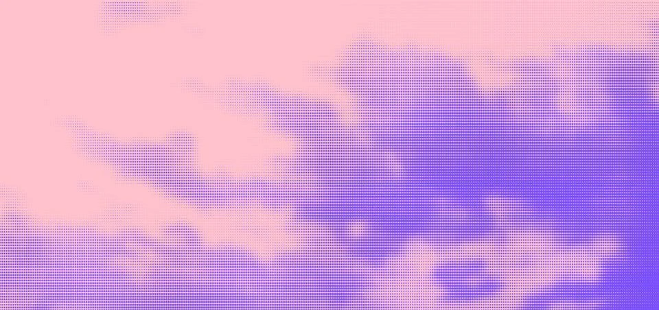 Sky with Clouds Halftone Vector Background. Trendy Backdrop for Your Busine.. Stock Illustration