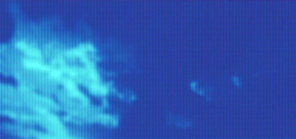 Sky with Clouds Halftone Vector Background. Trendy Backdrop for Your Busine.. Stock Illustration